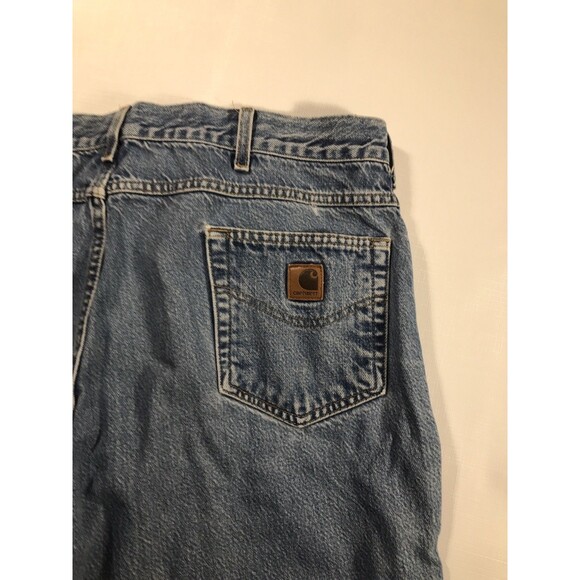 Carhartt Jeans Mens 40x32 Blue Relaxed Fit Medium Wash Denim USA - Picture 9 of 9
